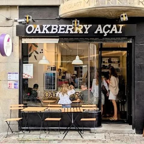 OAKBERRY-butikken Grønnegade set udefra